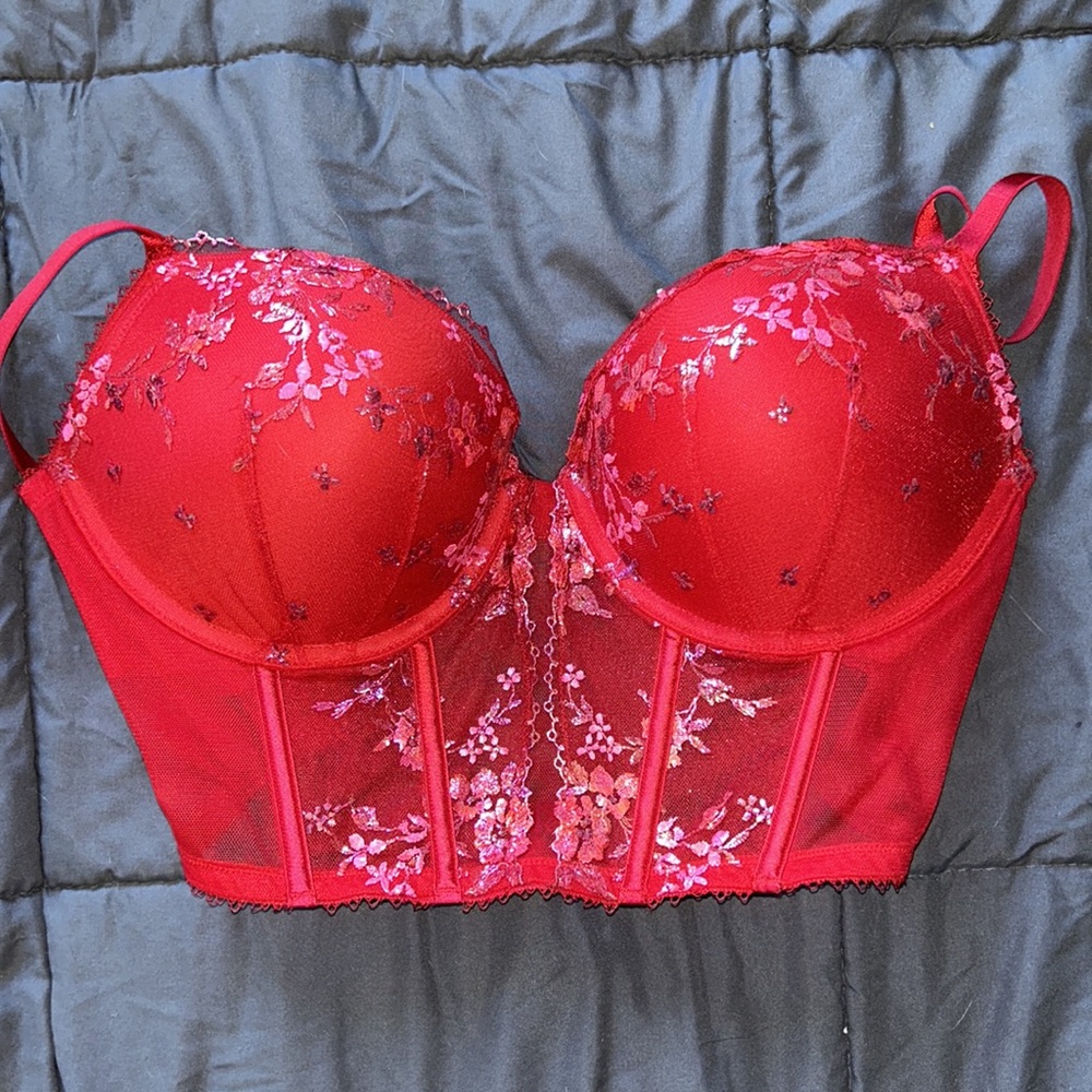 Red Lacey Bralette